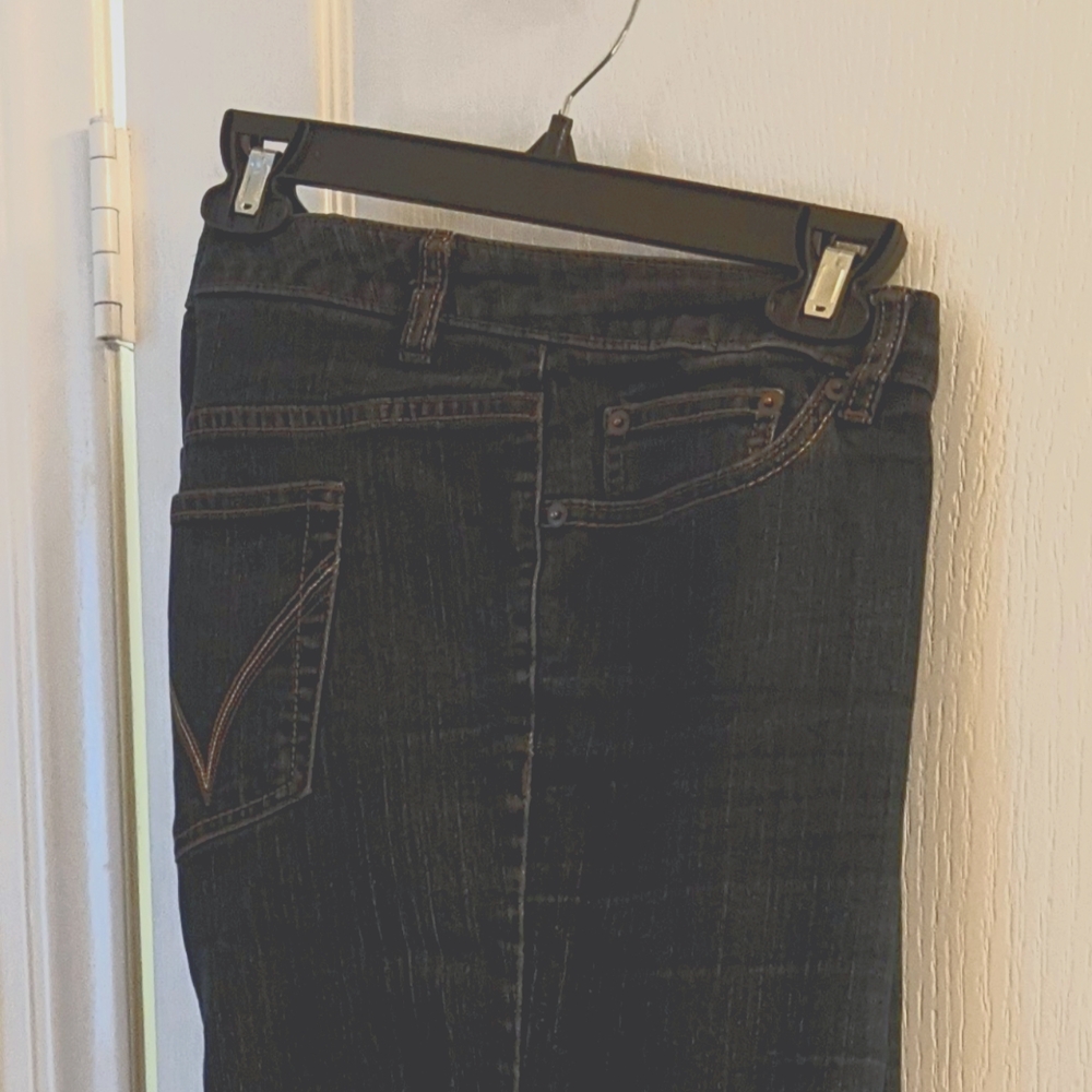 Ladies blue jeans